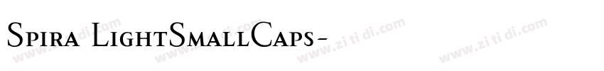 Spira LightSmallCaps字体转换